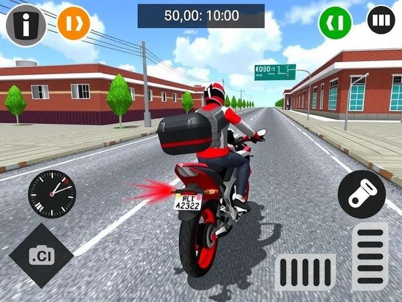 Traffic Rider Mod APK Gameplay Screenshot