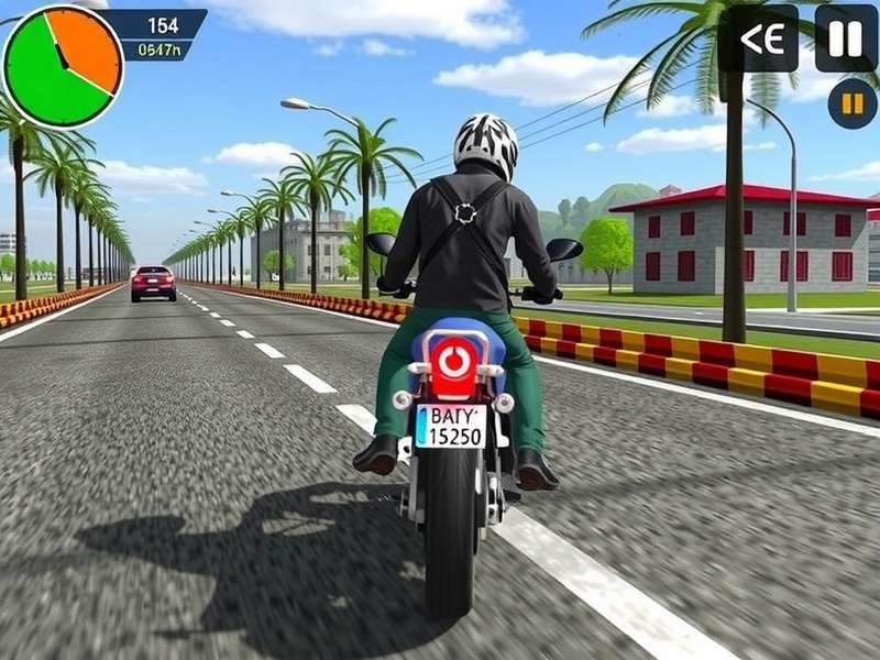 Traffic Rider Mod APK Gameplay Screenshot