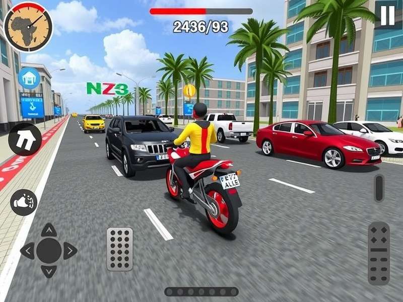 Traffic Rider Mod APK Unlimited Money Screenshot