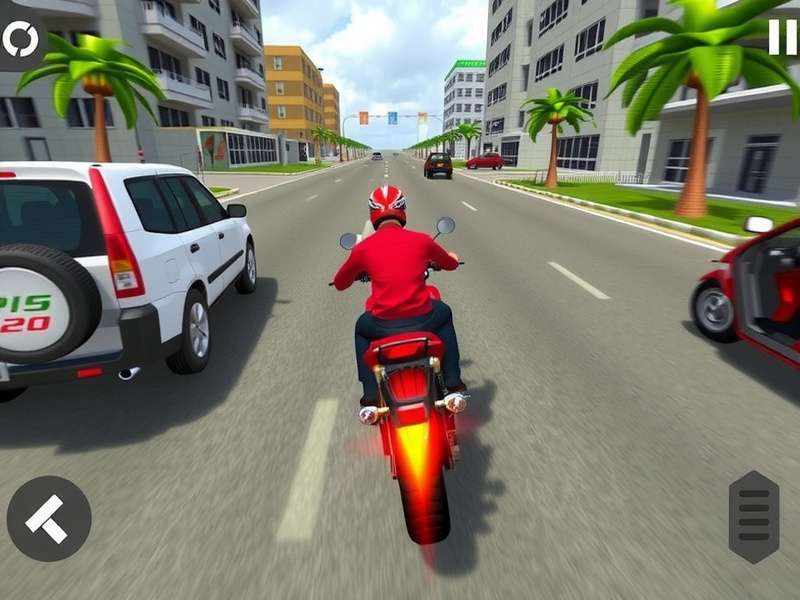 Traffic Rider Unlimited Money Mod APK Gameplay Screenshot