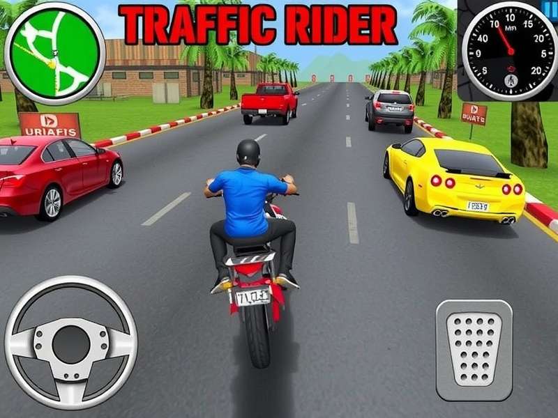 Traffic Rider Mod APK Screenshot