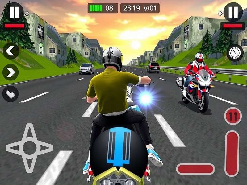 ट्रैफिक राइडर मॉड एपीके गेमप्ले स्क्रीनशॉट