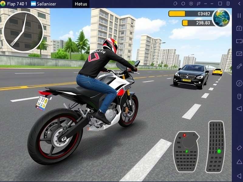 Traffic Rider Game Unlimited Money Mod Screenshot