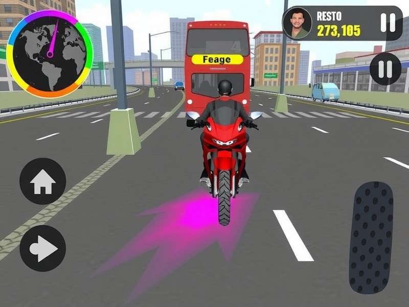 Traffic Rider Mod APK Screenshot