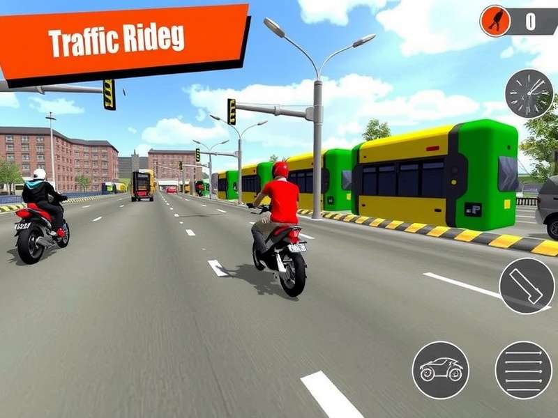 Traffic Rider Mod APK गेमप्ले स्क्रीनशॉट