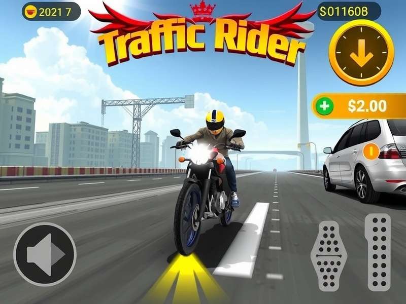Traffic Rider Game Unlimited Money Screenshot