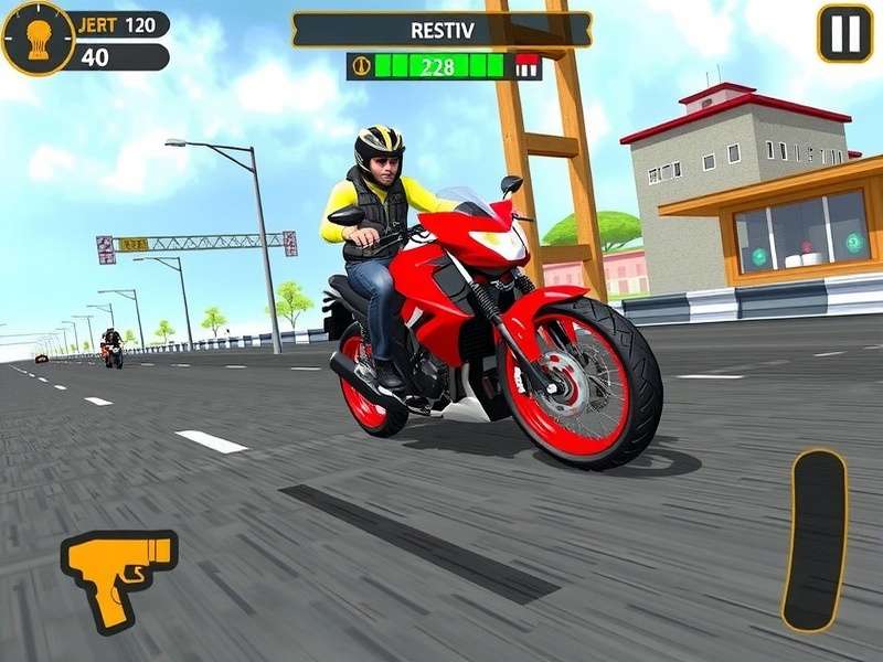 Traffic Rider Mod APK Gameplay Screenshot
