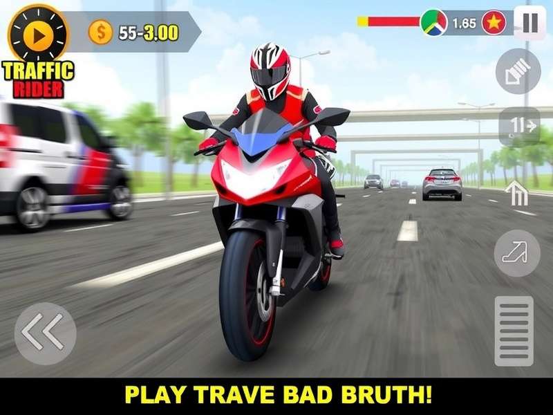 Traffic Rider Mod APK Gameplay Screenshot