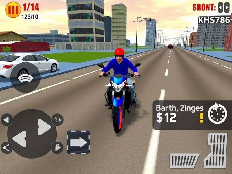 Traffic Rider Mod APK Unlimited Money Screenshot
