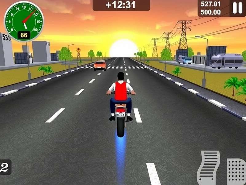 Traffic Rider Mod APK Gameplay Screenshot