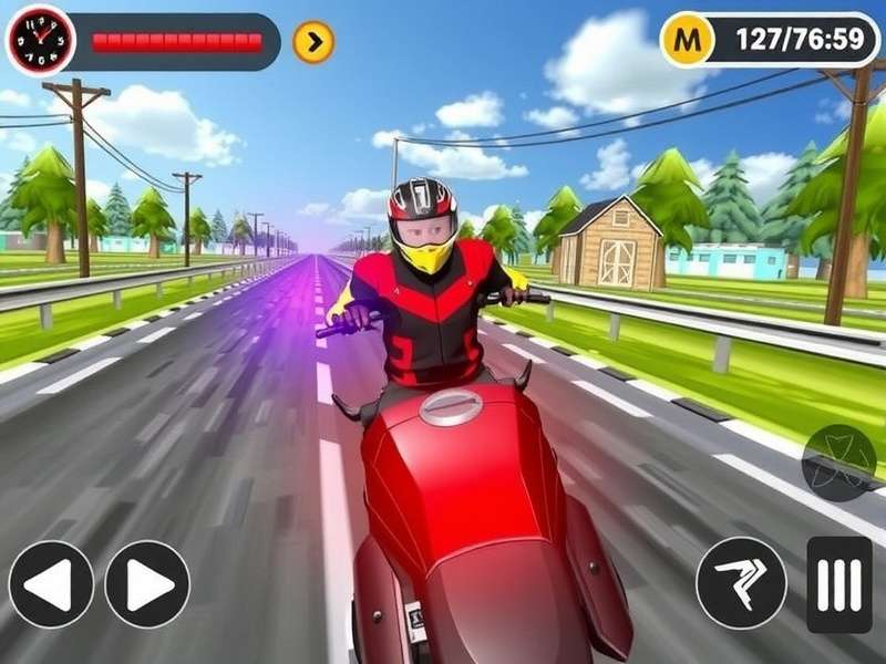 Traffic Rider Mod APK Gameplay Screenshot