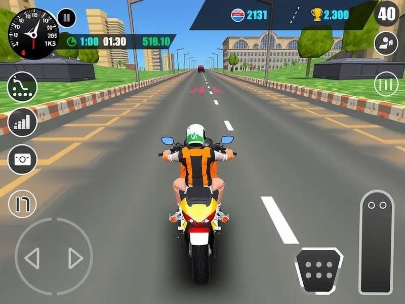Traffic Rider Mod APK Gameplay Screenshot