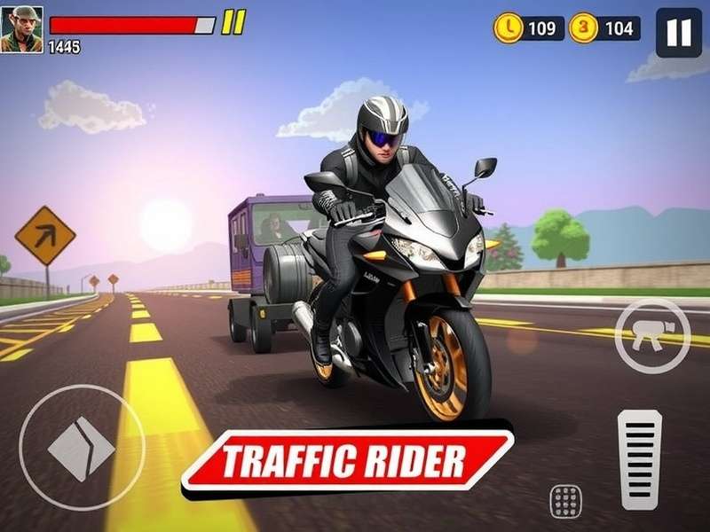 Traffic Rider Hack APK मॉड गेमप्ले स्क्रीनशॉट