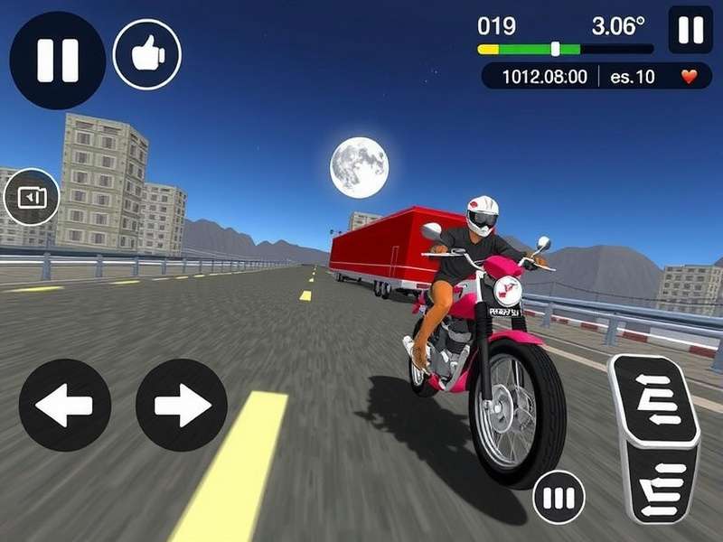 PC पर Traffic Rider MOD APK गेमप्ले