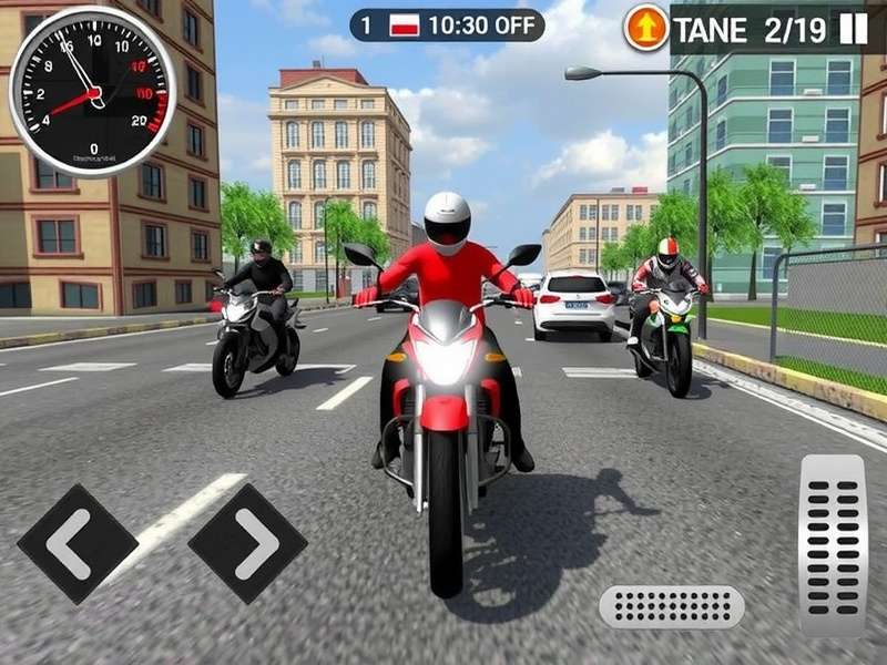 Traffic Rider Mod APK इंटरफेस दिखाते हुए असीमित पैसा और बाइक्स