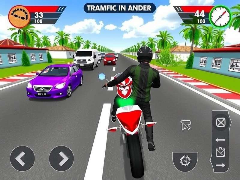 Traffic Rider Mod APK unlimited money screenshot