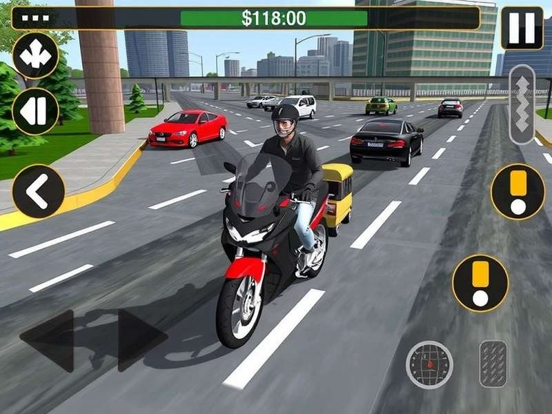Traffic Rider Game MOD APK Screenshot
