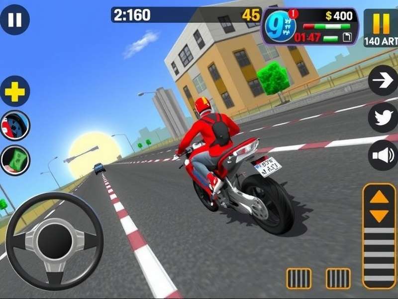 Traffic Rider Unlimited Money Hack APK इंटरफेस