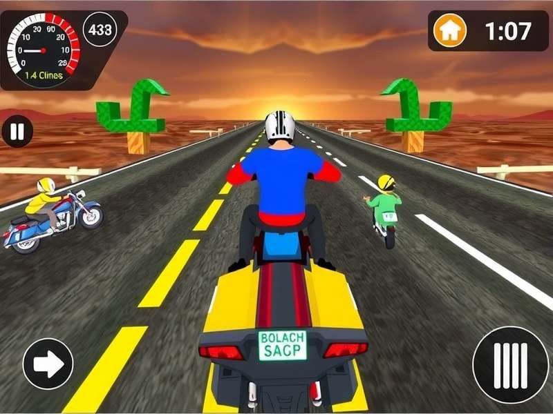 Traffic Rider Mod APK गेमप्ले स्क्रीनशॉट