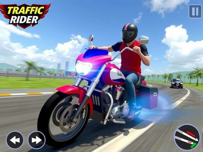 Traffic Rider Mod APK 2025 Screenshot