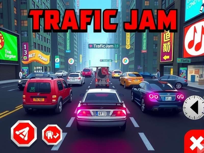 A first-person view of a motorcycle navigating dense traffic, similar to Traffic Rider gameplay