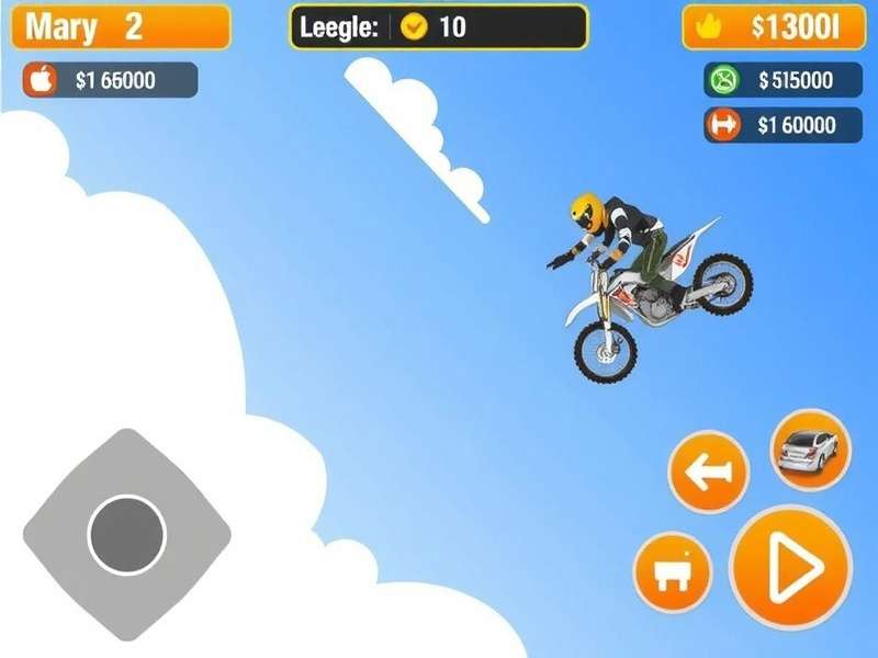 Traffic Rider in-game screenshot showing high-speed bike racing on a highway