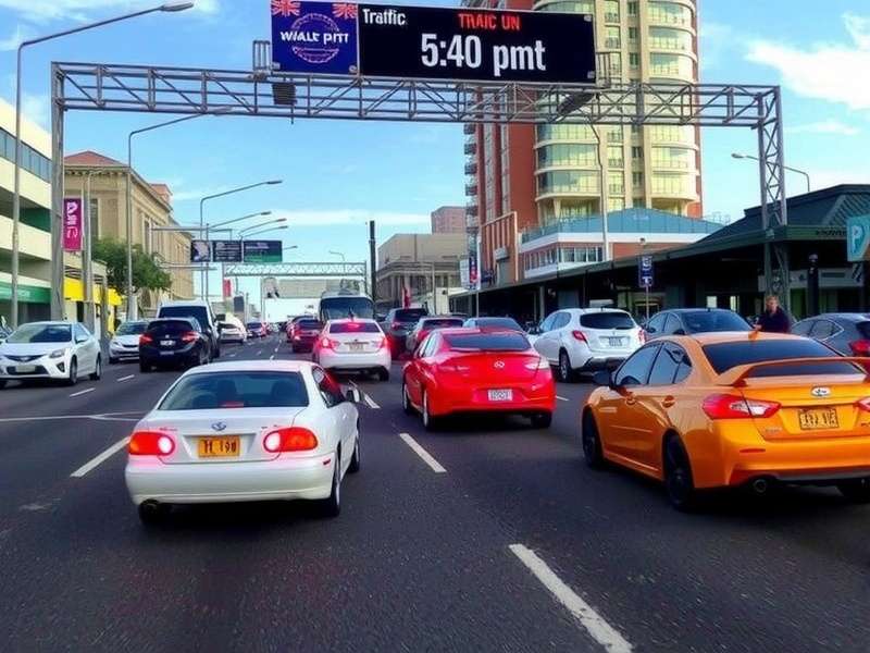 Traffic Rider gameplay screenshot mimicking Queensland highway traffic