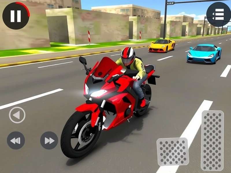 Traffic Rider Mod Apk Screenshot Showing All Bikes Unlocked