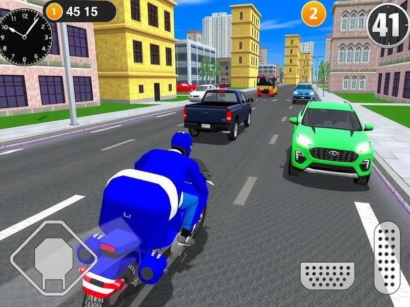 Traffic Rider Mod Apk Gameplay Screenshot