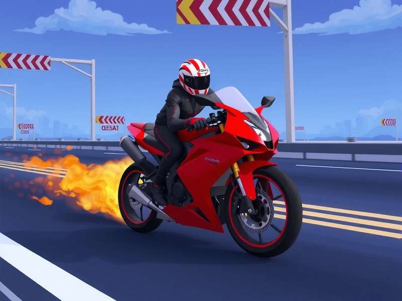 Traffic Rider Unblocked Gameplay Screenshot on a highway