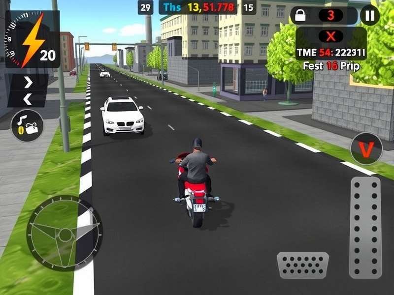 Traffic Rider Mod Apk 2024 Gameplay Screenshot showing unlimited money and bikes