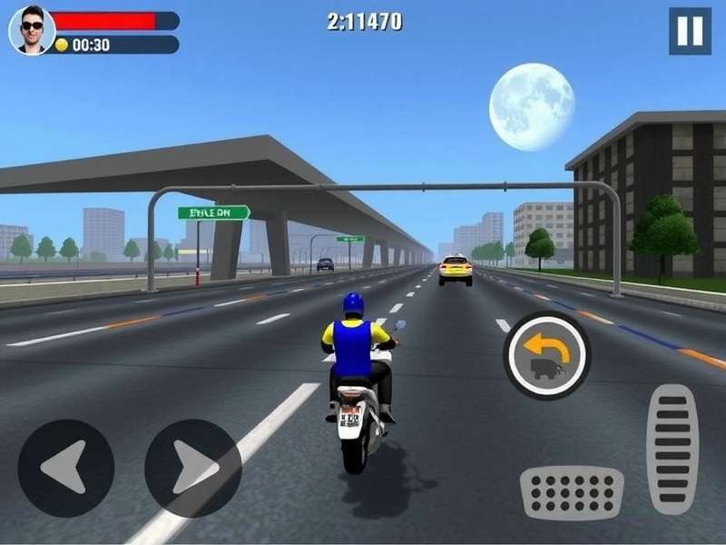 Traffic Raider Mod Apk Gameplay on Android showing unlimited money and unlocked bikes