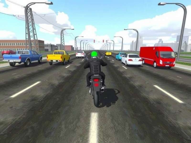 Traffic Rider Gameplay - Motorcycle racing on highway