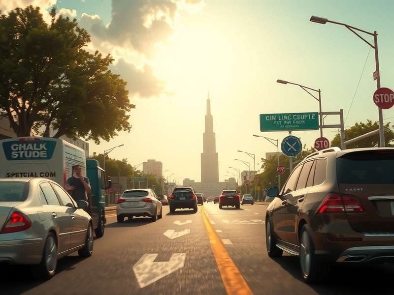 Traffic Rider gameplay screenshot showing a first-person view of a motorcycle on a highway