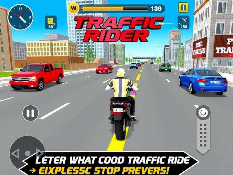 Traffic Rider Mod Apk Gameplay Screenshot