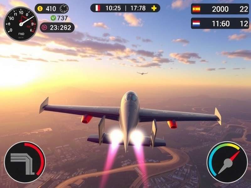 Traffic Rider Flight Tracker dashboard showing speed, distance and real-time telemetry data