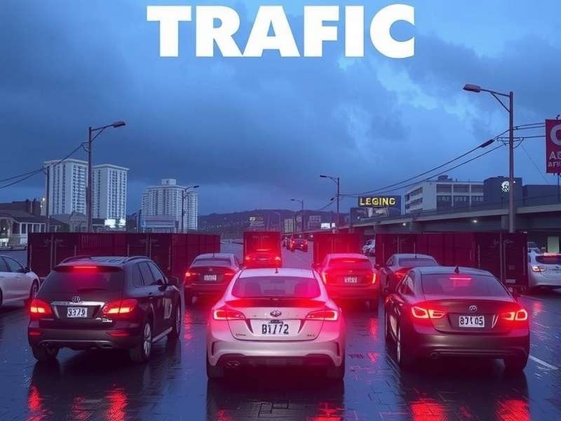 Traffic Rider gameplay showing highway rush with multiple bikes and traffic