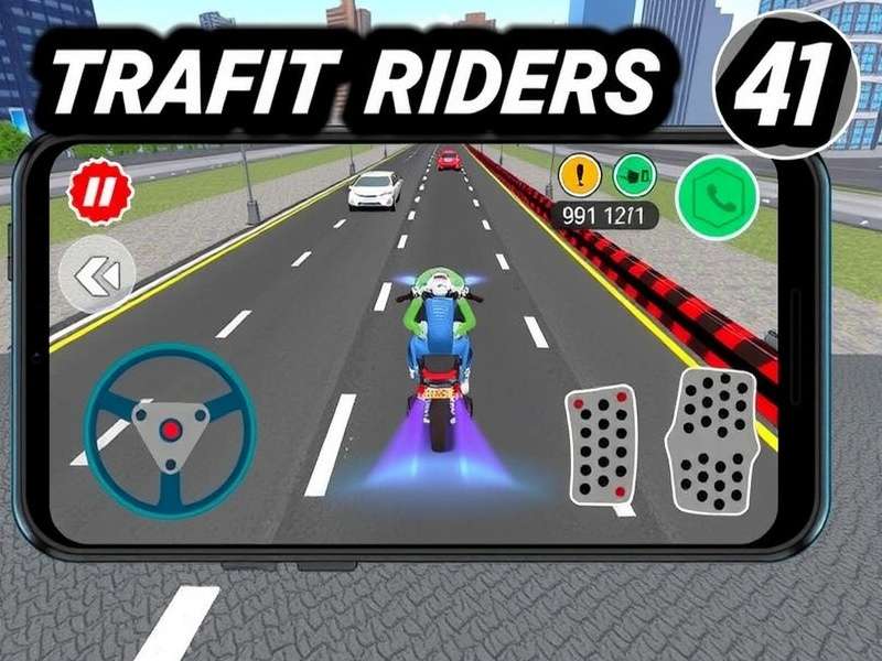 Traffic Rider Mod Apk 2022 Version 1 81 gameplay with unlimited money and gold on highway
