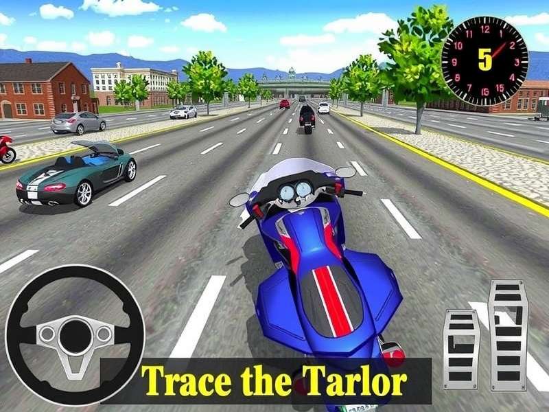 Traffic Rider Mod Apk Unlimited Money And Bikes – gameplay screenshot showing highway racing with unlimited coins