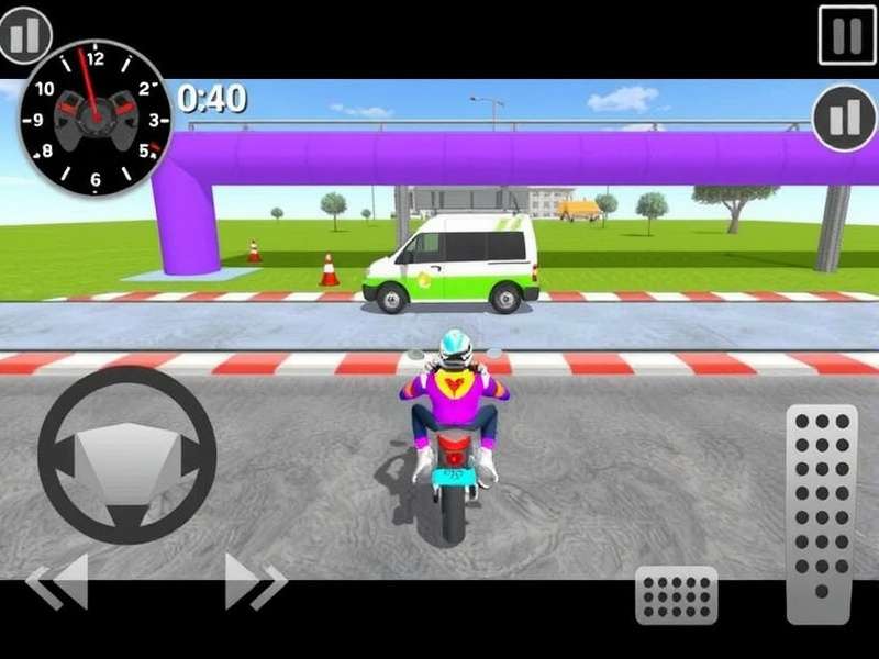 Traffic Rider Mod Apk 2024 banner showing bikes and highway gameplay